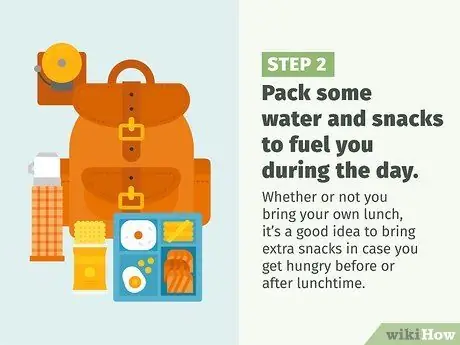 Упакуйте школьную сумку, шаг 2