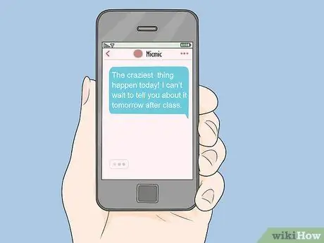 Спросите девушку из средней школы по текстовому сообщению, шаг 6