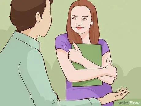 Поговорите с девушкой в средней школе, шаг 4