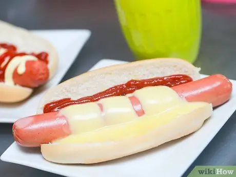 Приготовить хот-дог в микроволновой печи. Шаг 10