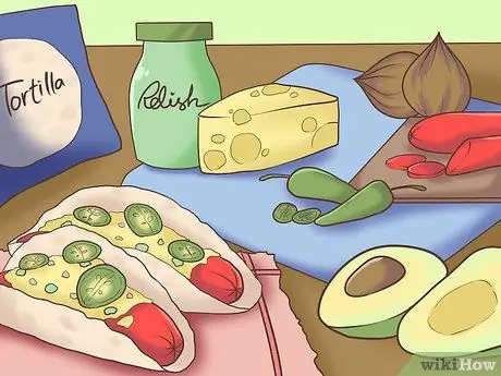 Используйте оставшиеся хот-доги Шаг 8