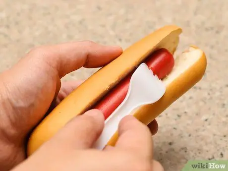 Сварить хот-дог в микроволновой печи Шаг 8