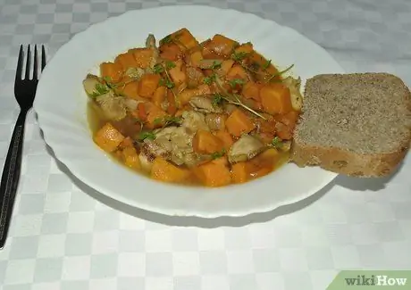 Приготовить рагу из курицы и сладкого картофеля Шаг 13