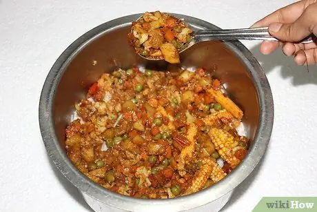 Приготовление овощного бирьяни из Хайдарабади Шаг 12