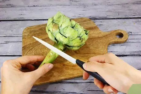 Нарезать артишоки Шаг 3