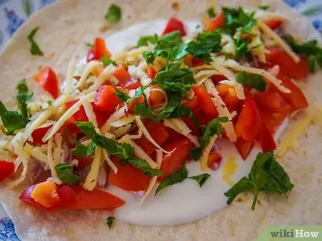 Ешьте фахитас Шаг 4