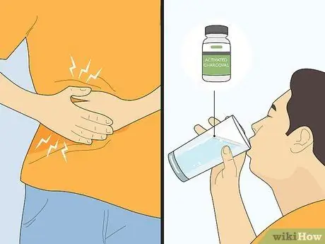 Пейте активированный уголь в порошке, шаг 1