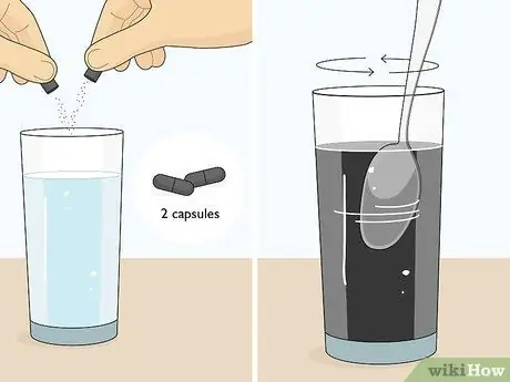 Пейте активированный уголь в порошке, шаг 3