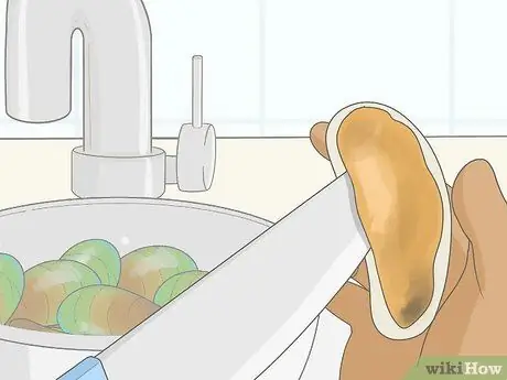 Ешьте сырые мидии Шаг 9