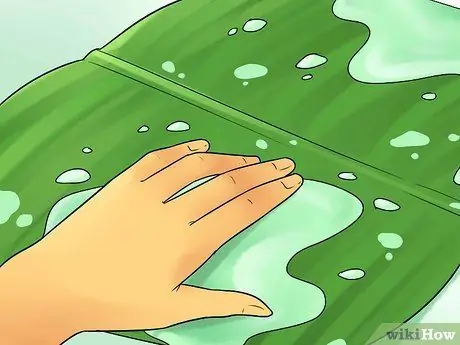 Ешьте на банановом листе Шаг 9