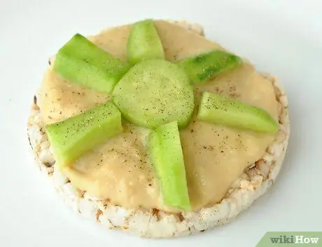 Ешьте рисовые лепешки Шаг 5