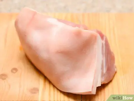 Приготовить свиные шкуры, шаг 1