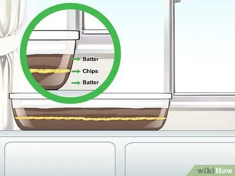 Готовьте с оставшимися картофельными чипсами, шаг 2