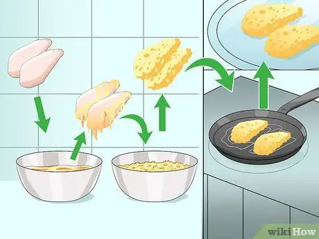 Готовьте с оставшимися картофельными чипсами Шаг 6