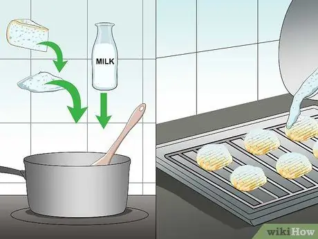 Готовьте с оставшимися картофельными чипсами Шаг 9
