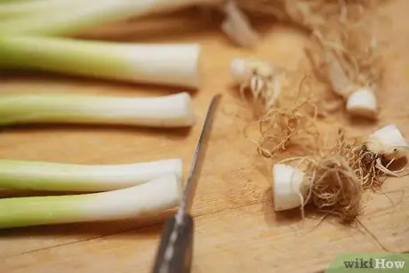 Используйте зеленый лук, шаг 2