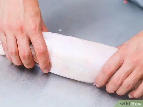 Нарезать курицу на кости Шаг 14