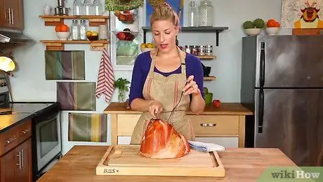 Нарезать ветчину Шаг 6