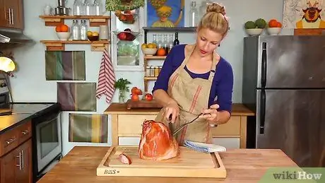 Нарезать ветчину Шаг 7