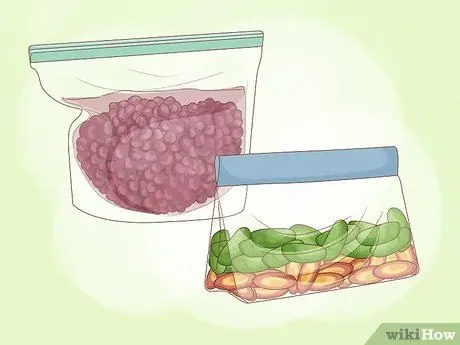 Храните еду в походе Шаг 1