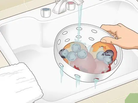 Замораживание сухих фруктов, шаг 2