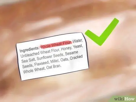 Определите, состоит ли хлеб из цельной пшеницы на 100 процентов Шаг 5