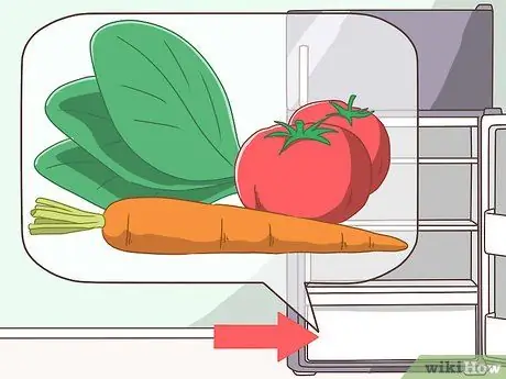 Заполните холодильник здоровой пищей Шаг 1