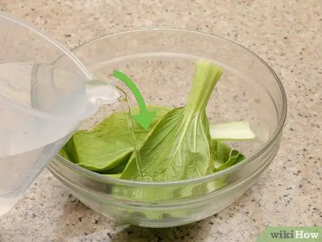 Чистый бок-чой, шаг 3