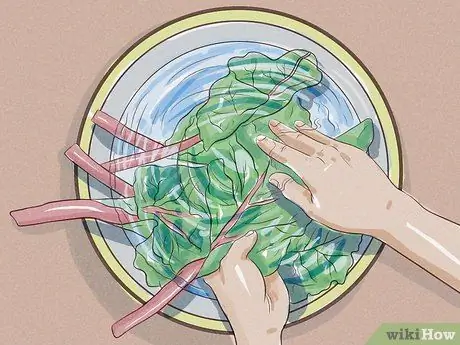 Чистый мангольд Шаг 1