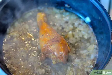 Приготовьте коллард с зеленью в южном стиле, шаг 4