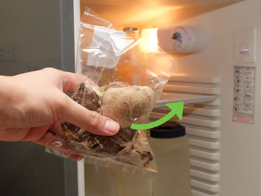 3 способа очистки грибов шиитаке