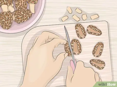 Соте с грибами морель Шаг 3