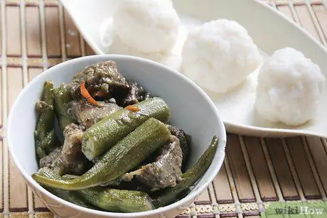 Приготовьте западноафриканский суп с бамией и фуфу, шаг 13