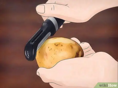 Приготовить картофель с пальцами, шаг 2