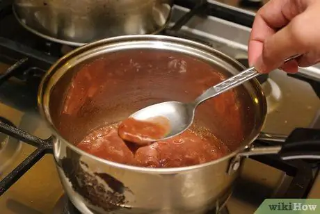 Приготовить соус из красного вина шаг 5