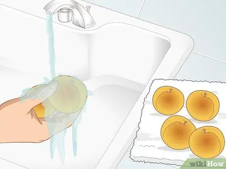 Сухие абрикосы снаружи, шаг 2