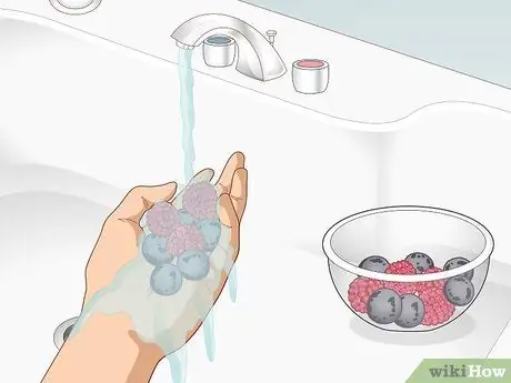 Упаковка мягких фруктов для школы, шаг 2