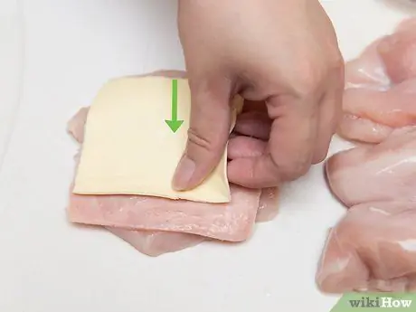 Сделайте Cordon Bleu Шаг 4