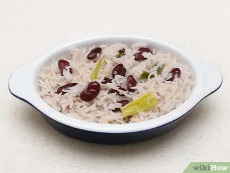 Приготовить рис и горох Шаг 10