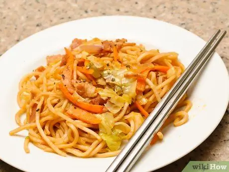 Сделайте Якисоба Шаг 14