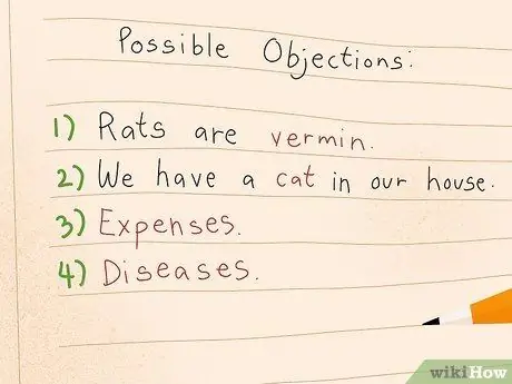 Уговорите родителей позволить вам получить крысу Шаг 7