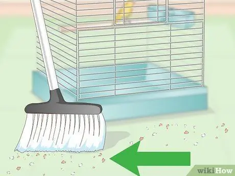 Очистите и поддерживайте среду обитания для канареек Шаг 4