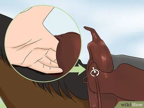 Установите западное седло Шаг 2