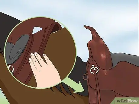 Установите западное седло Шаг 4