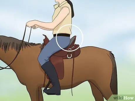 Установите седло Western Step 7