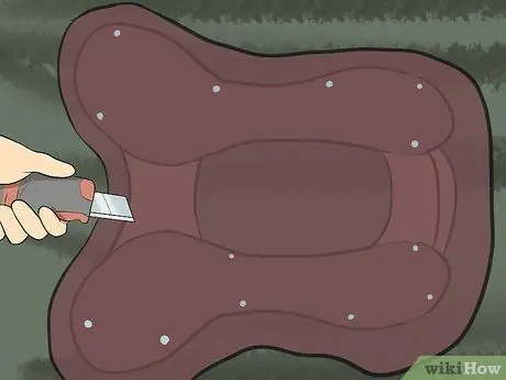 Сырые шкуры седельного дерева Шаг 14