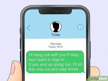 Прекратите ядовитую дружбу из-за текста, шаг 2