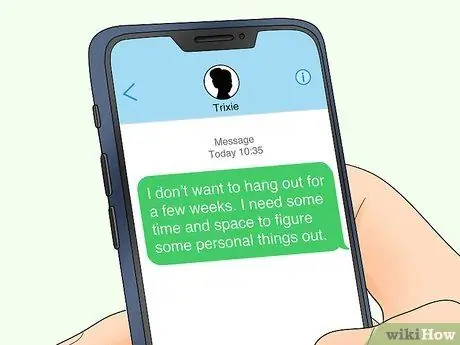 Прекратите ядовитую дружбу из-за текста, шаг 3