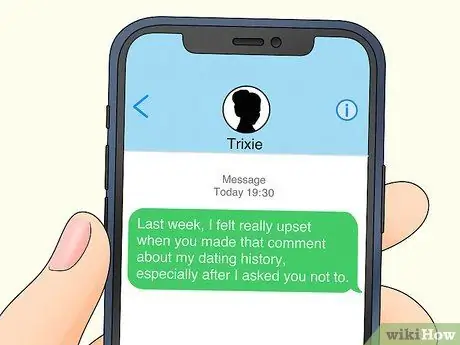 Прекратите ядовитую дружбу из-за текста, шаг 4