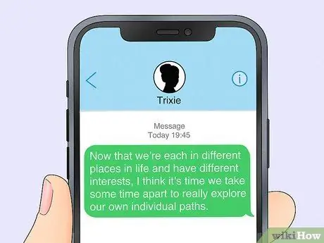 Прекратить ядовитую дружбу из-за текста Шаг 5